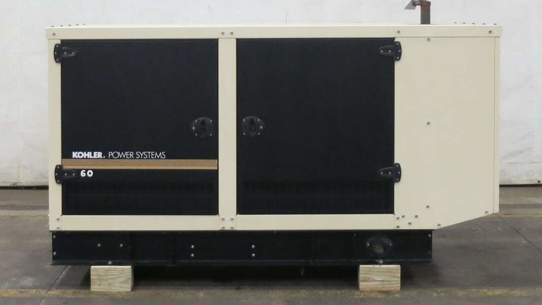 Used Kohler 60REZGB Natural Gas / Propane Generator, 526 Hrs - 1 or 3 Phase