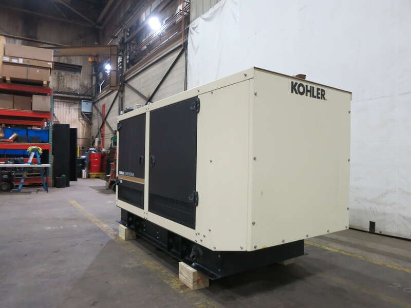 Used Kohler 60REZGB Natural Gas / Propane Generator, 526 Hrs - 1 or 3 Phase