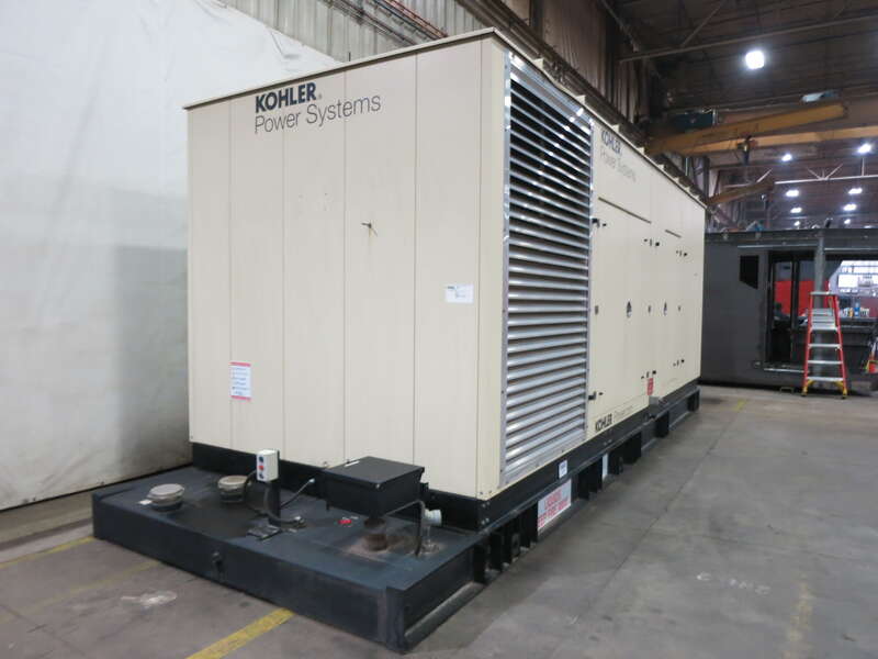 Used Kohler 800REOZDE Diesel Generator, 340 Hrs, EPA Tier 2
