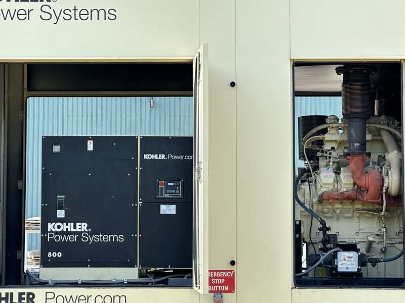 Used Kohler 800REOZDE Diesel Generator, 340 Hrs, EPA Tier 2