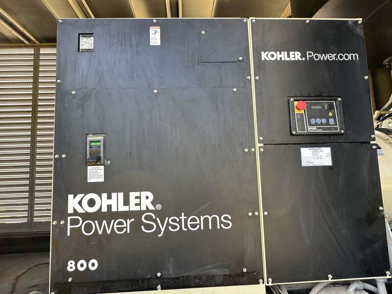 Used Kohler 800REOZDE Diesel Generator, 340 Hrs, EPA Tier 2