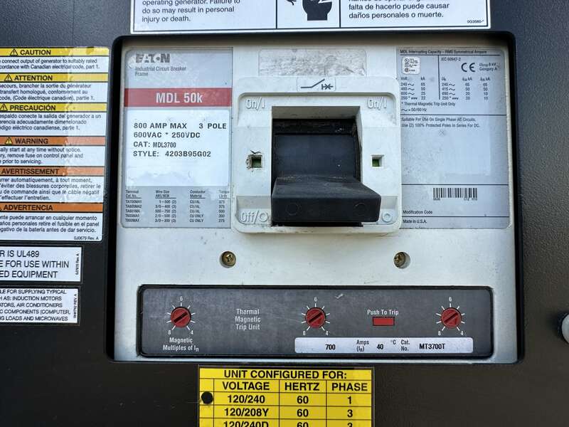 Used Caterpillar / Olympian G150LG2 Natural Gas / Propane Generator, 192 Hrs, EPA Certified Single Phase