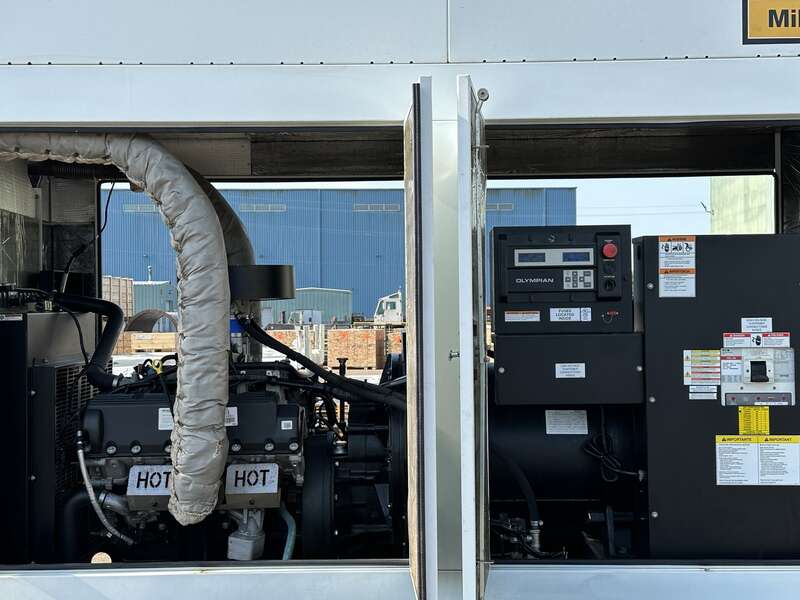 Used Caterpillar / Olympian G150LG2 Natural Gas / Propane Generator, 192 Hrs, EPA Certified Single Phase