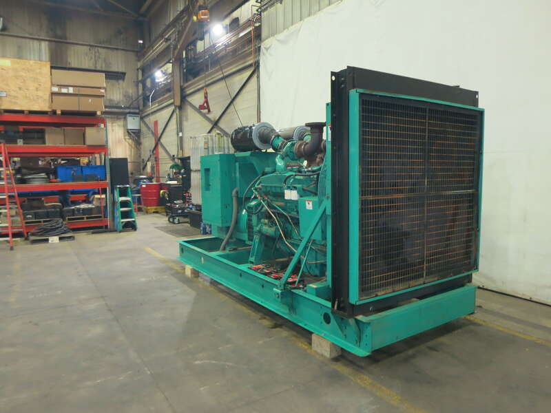 Used Cummins DFGB VTA28-G5 Diesel Generator, 676 Hrs