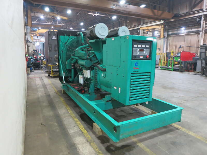 Used Cummins DFGB VTA28-G5 Diesel Generator, 676 Hrs