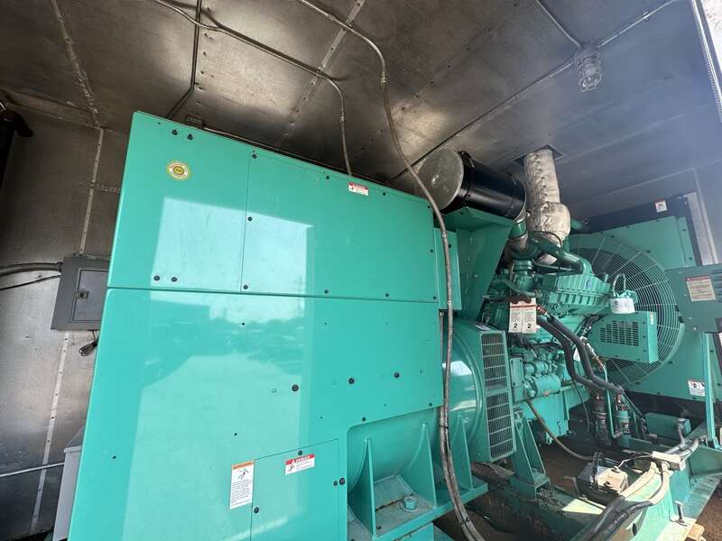 Used Cummins DFGB VTA28-G5 Diesel Generator, 367 Hrs