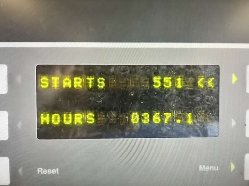 Used Cummins DFGB VTA28-G5 Diesel Generator, 367 Hrs