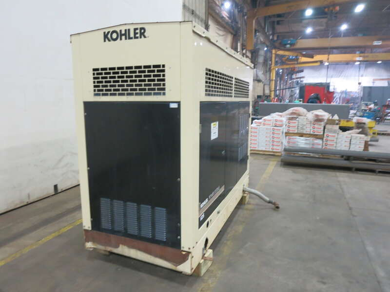 Used Kohler 125RZG Natural Gas Generator, 378 Hrs