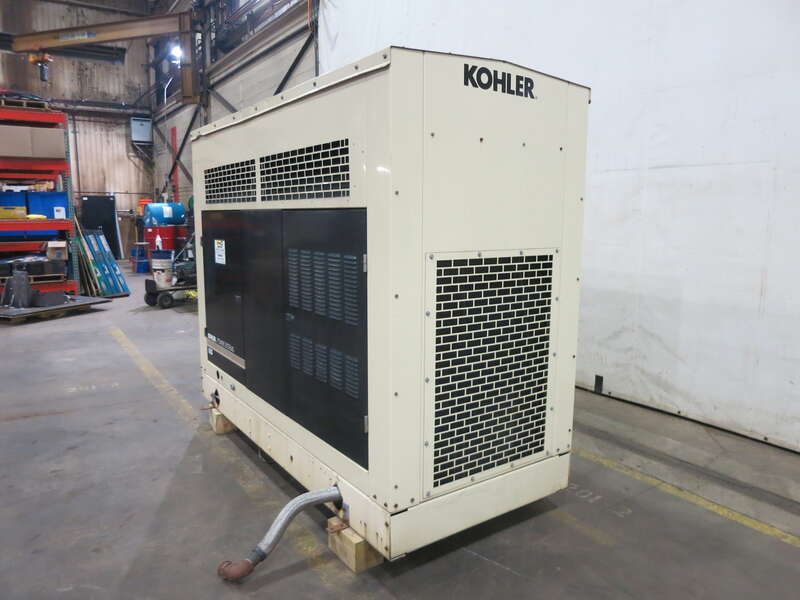 Used Kohler 125RZG Natural Gas Generator, 378 Hrs