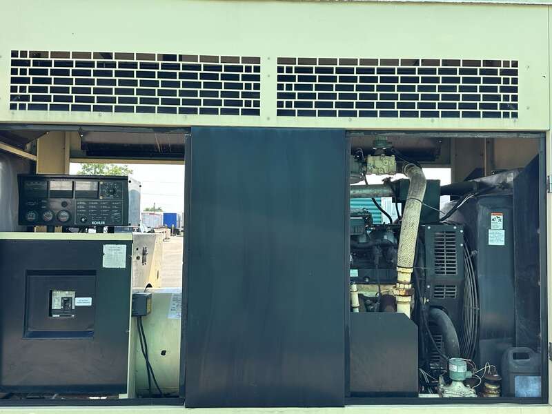 Used Kohler 125RZG Natural Gas Generator, 378 Hrs