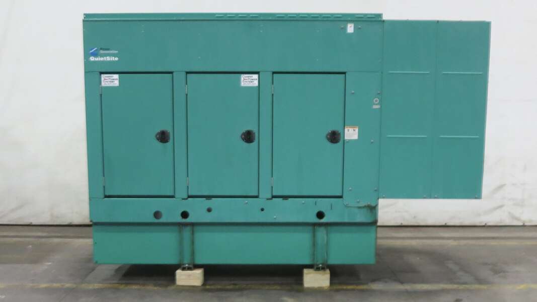 Used Cummins DSHAA QSL9-G2 Diesel Generator, 289 Hrs 1 or 3 Phase