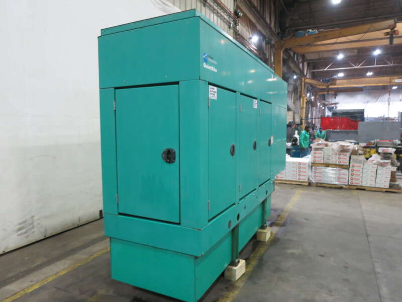 Used Cummins DSHAA QSL9-G2 Diesel Generator, 289 Hrs 1 or 3 Phase