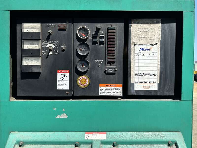 Used Cummins DFZ KTA38-G1 Diesel Generator, 1186 Hrs