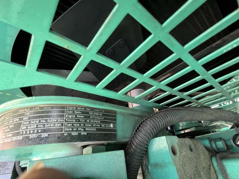 Used Cummins DGFC 6CTAA8.3-G1 Diesel Generator, 341 Hours