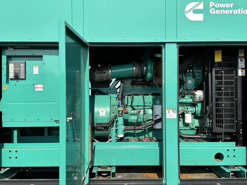 Used Cummins DFEH QSX15-G9 NR2 Diesel Generator 362 Hrs EPA Tier 2