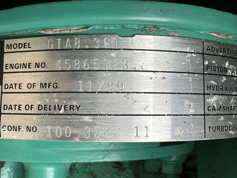 Used Cummins GGKB Natural Gas Generator, 561 Hrs