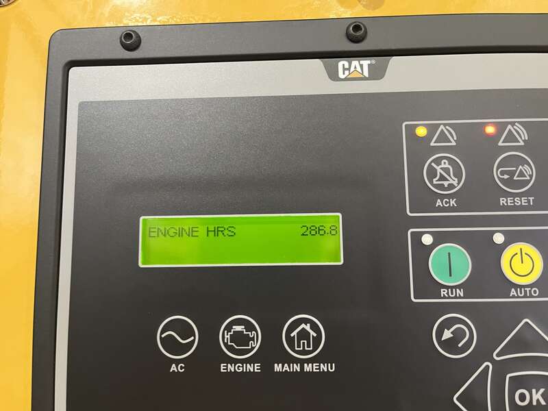 Used Caterpillar C15 Diesel Generator 286 Hrs EPA Tier 3