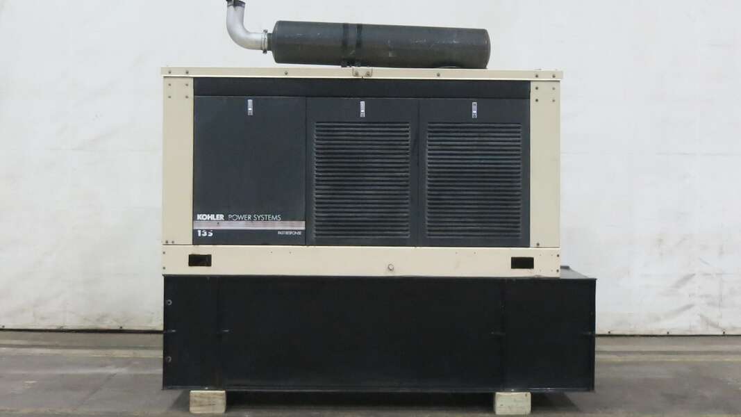 Used Kohler 135ROZJ John Deere 6081TF001 Diesel Generator, 368 Hrs