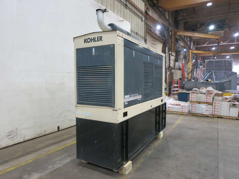 Used Kohler 135ROZJ John Deere 6081TF001 Diesel Generator, 368 Hrs