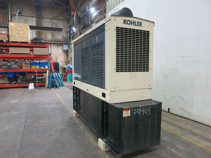 Used Kohler 135ROZJ John Deere 6081TF001 Diesel Generator, 368 Hrs