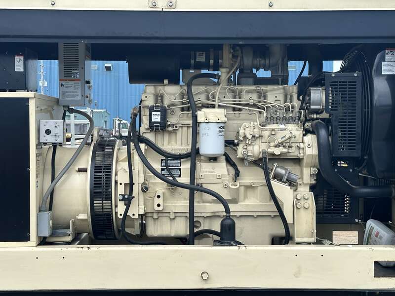 Used Kohler 135ROZJ John Deere 6081TF001 Diesel Generator, 368 Hrs