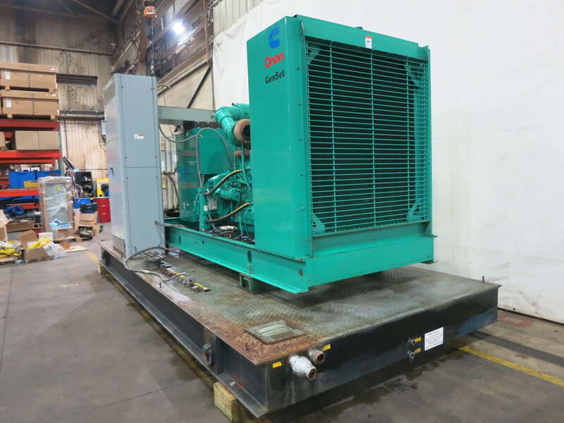 Used Cummins DFEB KTA19-G2 Diesel Generator, 421 Hrs