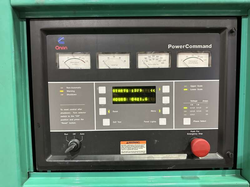 Used Cummins DFEB KTA19-G2 Diesel Generator, 421 Hrs