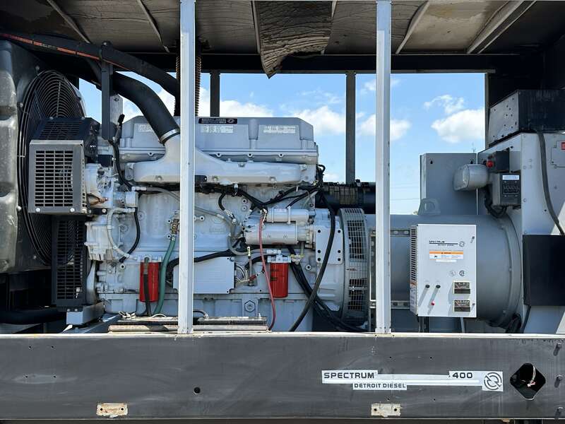 Used Detroit Diesel 400DSE Diesel Generator 447 Hrs
