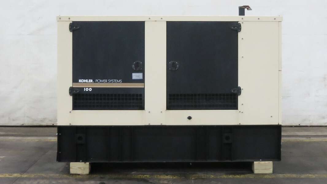 Used Kohler 100REOZJF Diesel Generator, 198 Hrs, EPA Tier 3 - Singe Phase