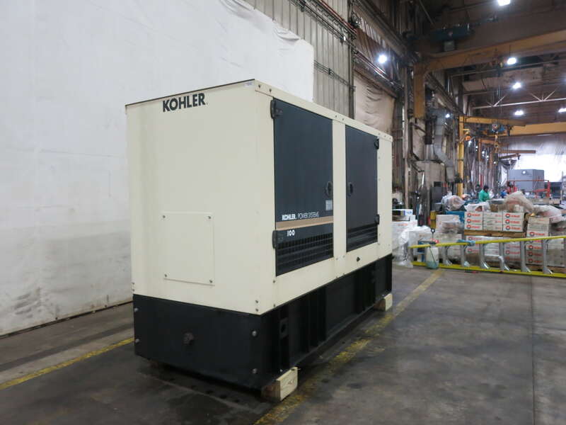 Used Kohler 100REOZJF Diesel Generator, 198 Hrs, EPA Tier 3 - Singe Phase