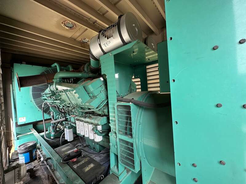 Used Cummins DFLC KTA50-G3 Diesel Generator, 723 Hrs