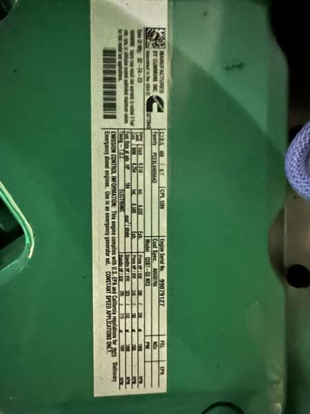 New Cummins C150D6D QSB7-G5 NR3 Diesel Generator, 0 Hrs, EPA Tier 3 ***1 or 3 Phase at 150 kW***