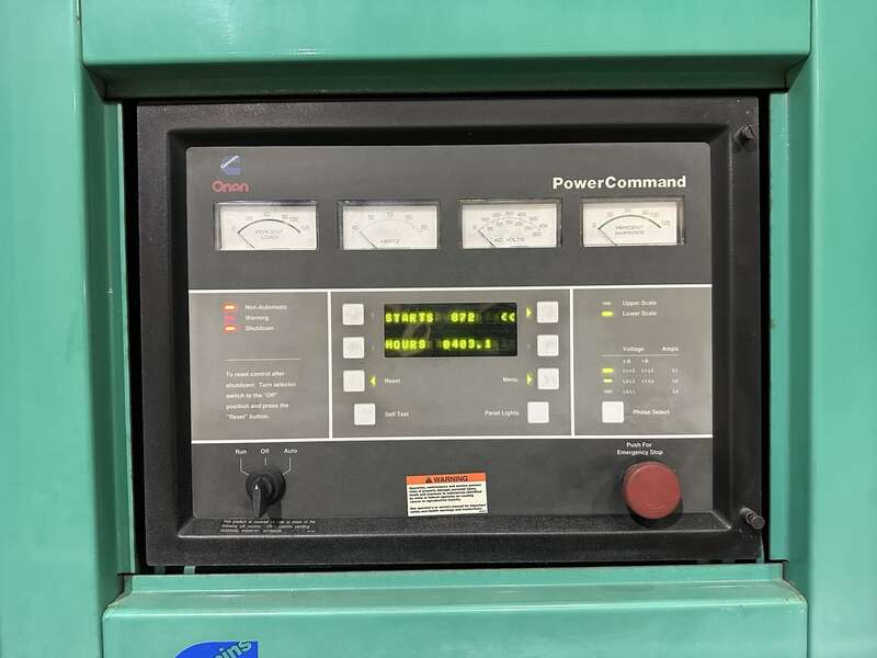 Used Cummins DFED KTA19-G4 Diesel Generator, 403 Hrs
