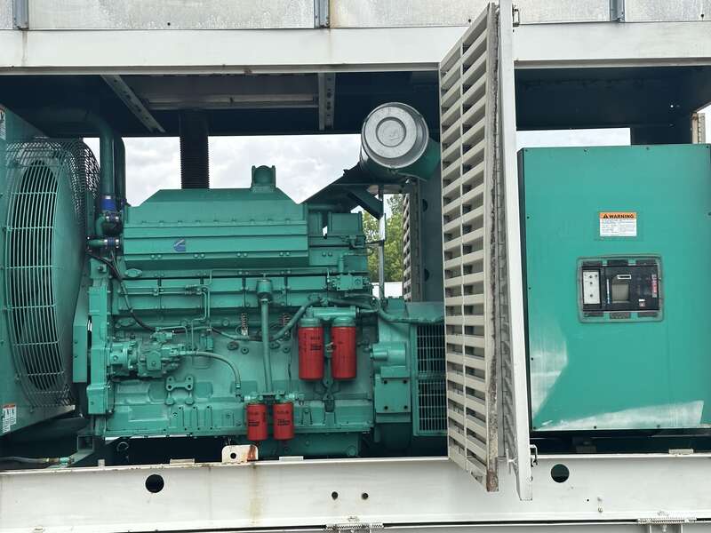 Used Cummins DFED KTA19-G4 Diesel Generator, 332 Hrs