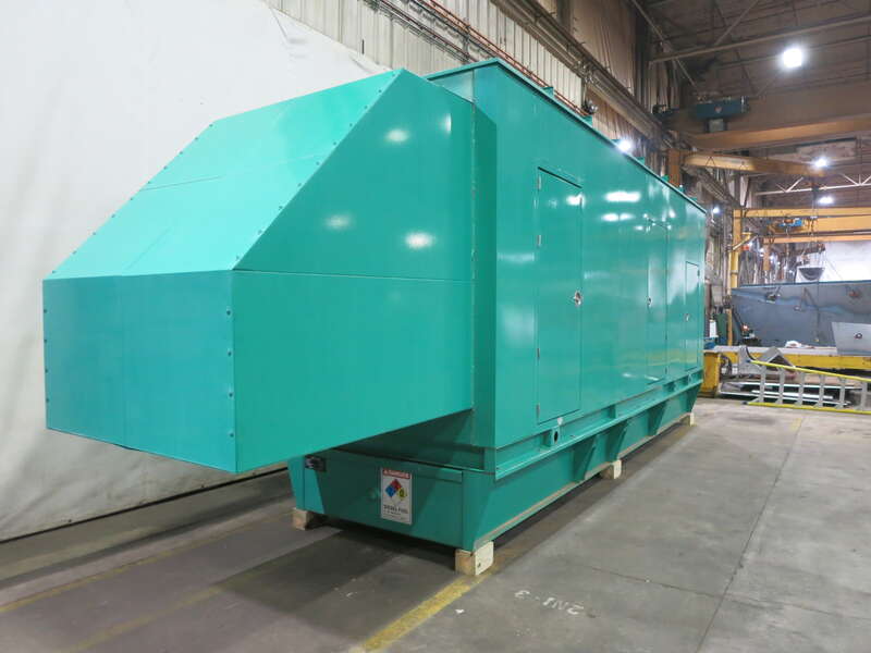 Used Cummins DFEK QSX15-G9 Diesel Generator, 53 Hrs