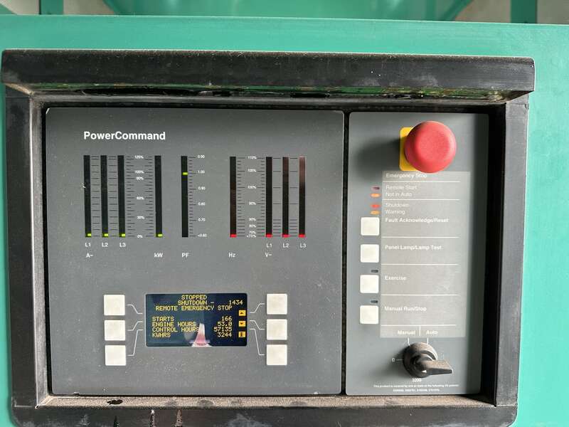 Used Cummins DFEK QSX15-G9 Diesel Generator, 53 Hrs