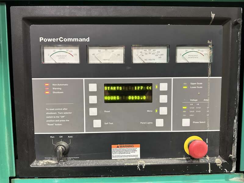 Used Cummins DFHA QST30-G1 Diesel Generator 93 Hrs