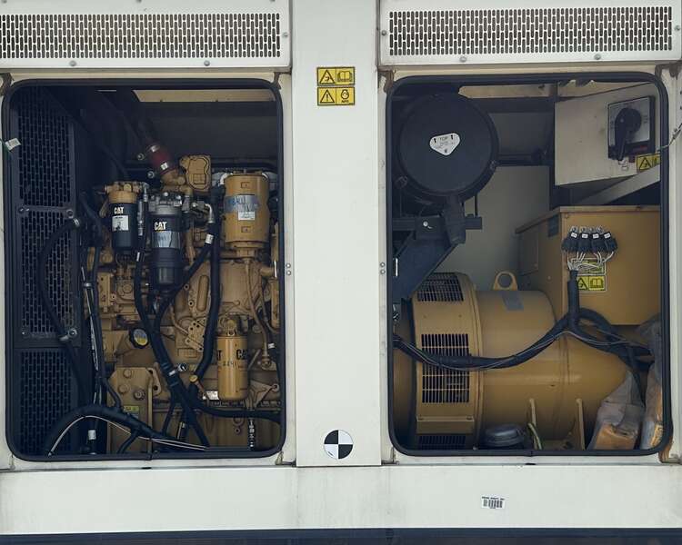 Used Caterpillar XQ200 C7.1 Rental Grade Diesel Generator, 8345 Hrs, EPA Tier 4i
