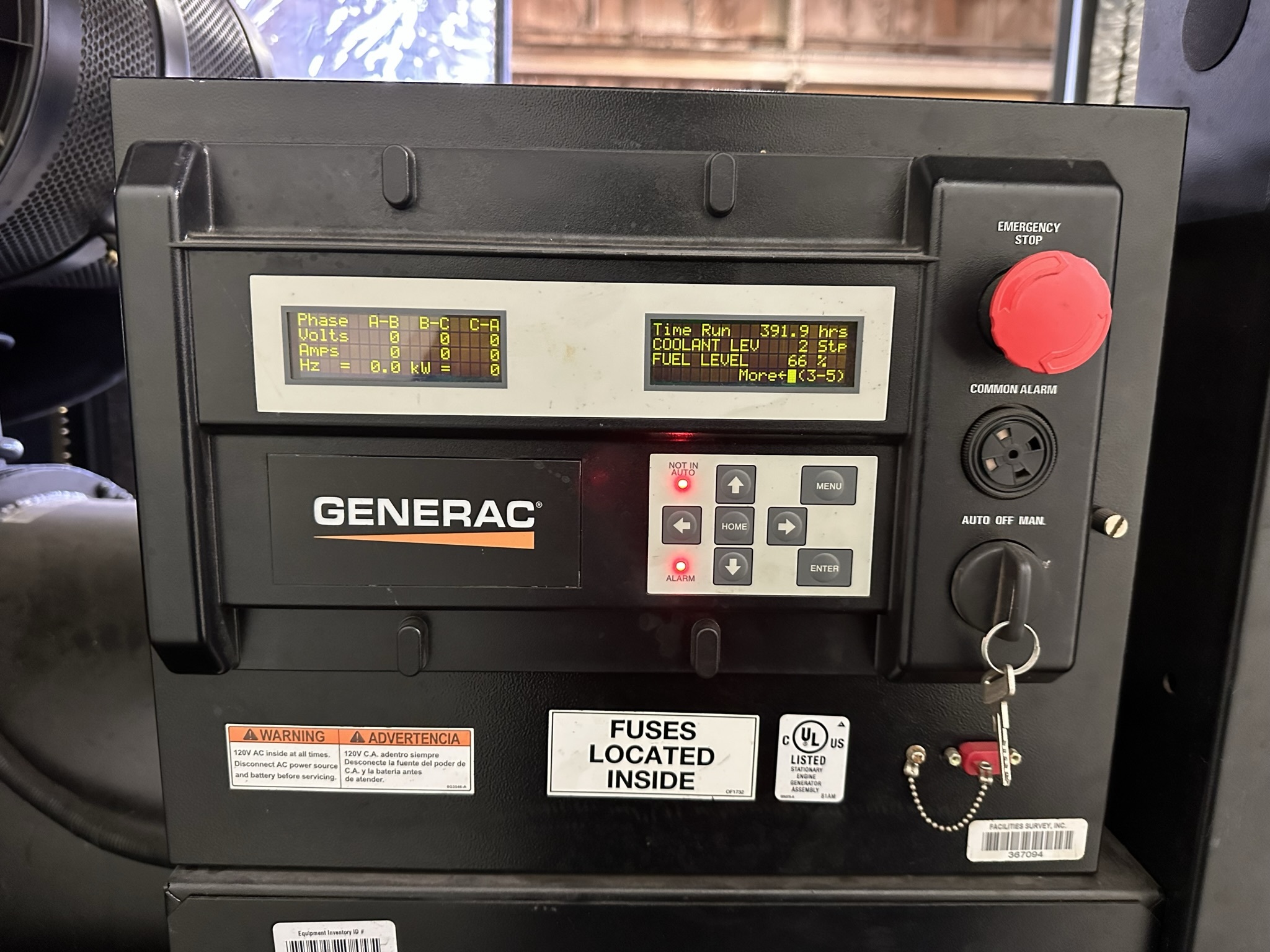 Used Generac SD0400 Diesel Generator | 391 Hrs | EPA Tier 3 | 400