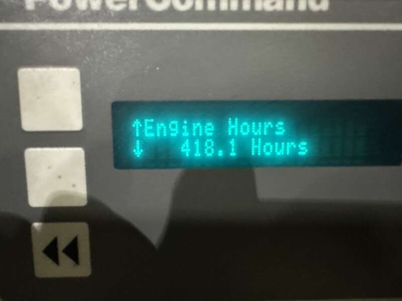 Used Cummins GGHF Natural Gas / Propane Generator, 418 Hrs Single Phase