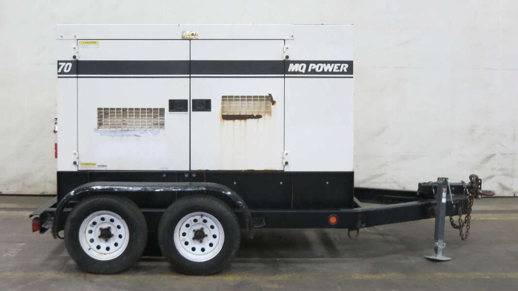 Used Multiquip DCA-70SSJU4i  Rental Grade Diesel Generator, 6593 Hrs, EPA Tier 4F
