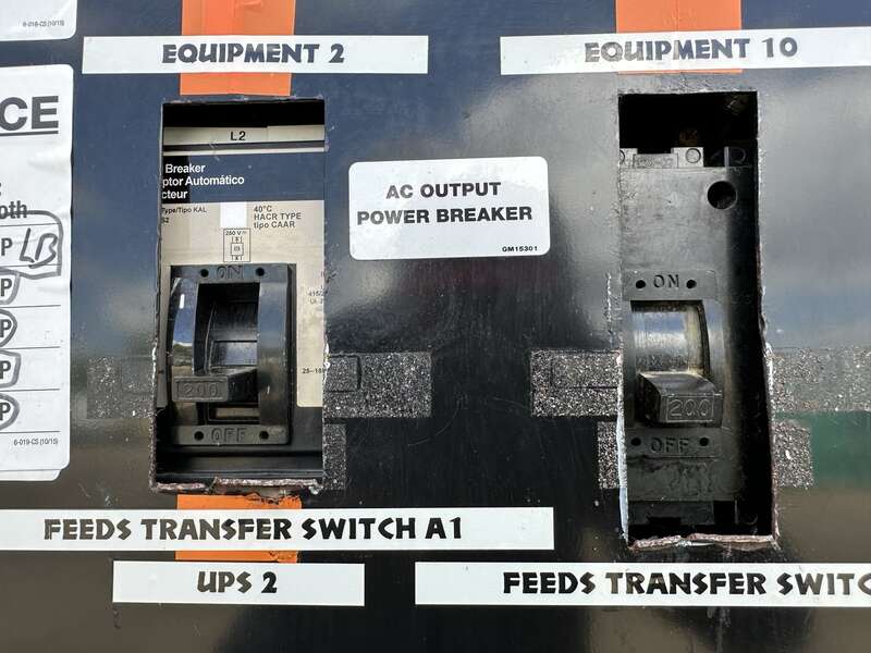 Used Detroit Diesel Spectrum 100GSG Natural Gas / Propane Generator, 171 Hrs