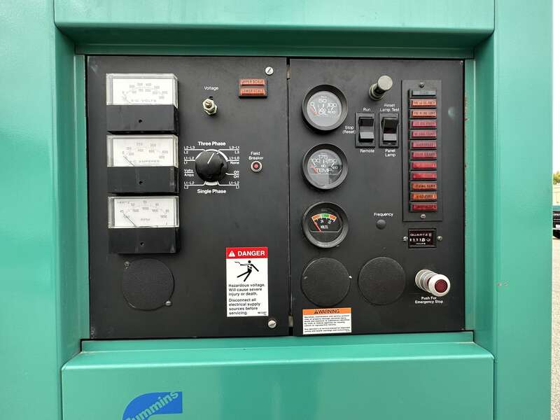 Used Cummins DFBC LTA10-G1 Diesel Generator, 111 Hrs
