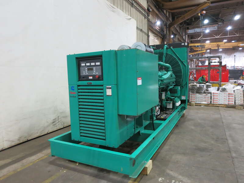 Used Cummins DFJD KTA38-G4 Diesel Generator, 353 Hrs