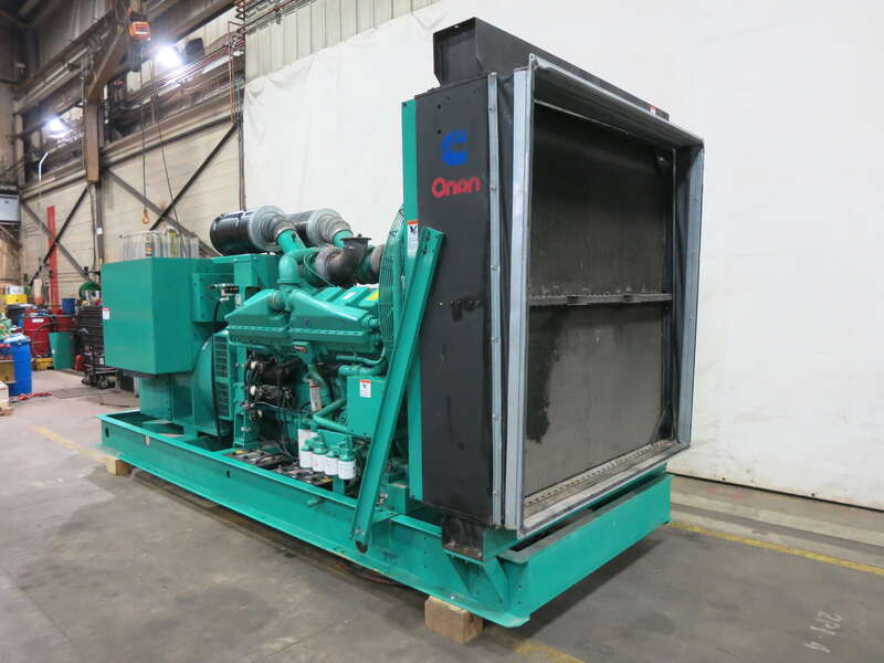 Used Cummins DFJD KTA38-G4 Diesel Generator, 353 Hrs