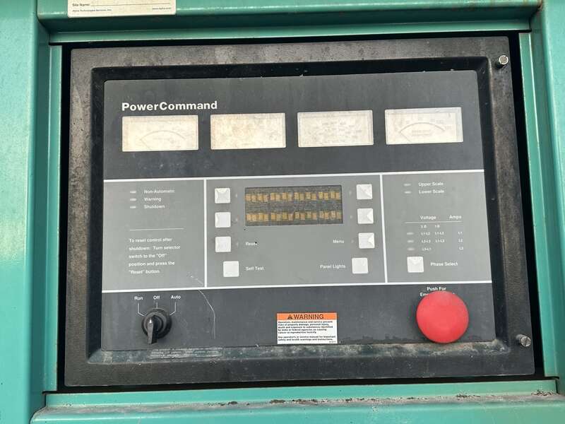 Used Cummins 350DFCC NTA-855-G3 Diesel Generator, 646 Hrs