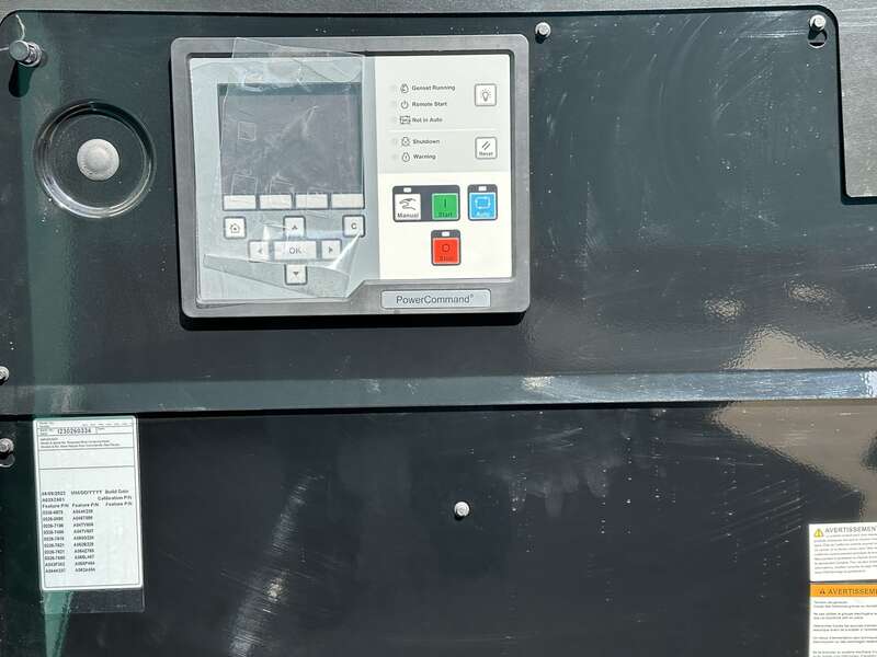 New Cummins C125N6 QSJ8.9G Natural Gas / Propane Generator, EPA Certified