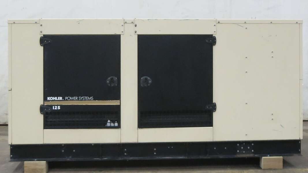 Used Kohler 125REZG Natural Gas / Propane Generator, 265 Hrs, EPA Certified