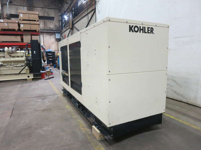 Used Kohler 125REZG Natural Gas / Propane Generator, 265 Hrs, EPA Certified