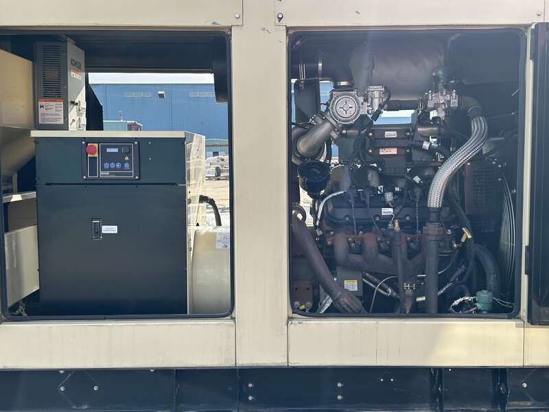 Used Kohler 125REZG Natural Gas / Propane Generator, 265 Hrs, EPA Certified